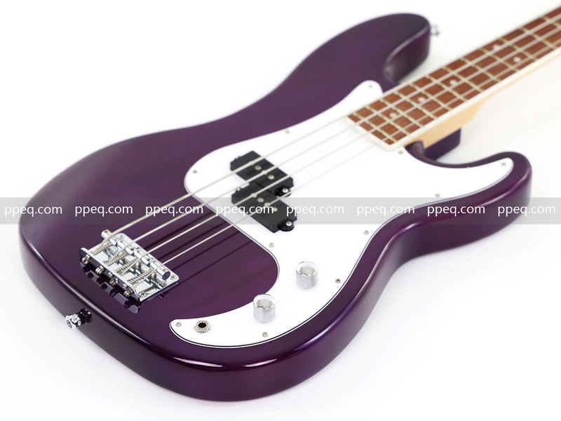 Gloss Dark Purple 4-String PB-Style Electric Bass Guitar (HY-2551)