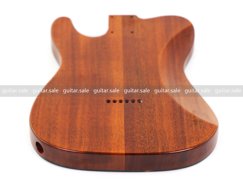 One-of-a-Kind Burl Wood Veneer Epoxy Resin TL Style Electric Guitar Body (BE-001)