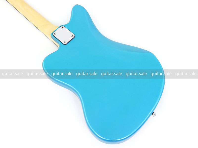 Jaguar Style Electric Guitar with Gloss Metallic Blue Finish (GKS-155)
