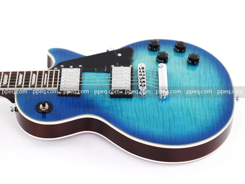 LP Standard Style Electric Guitar with AAA Flamed Maple Veneer Top (HY-2537)