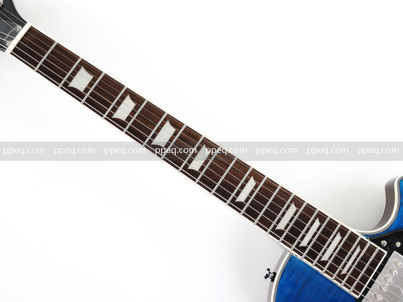 LP Standard Style Electric Guitar with AAA Flamed Maple Veneer Top (HY-2537)