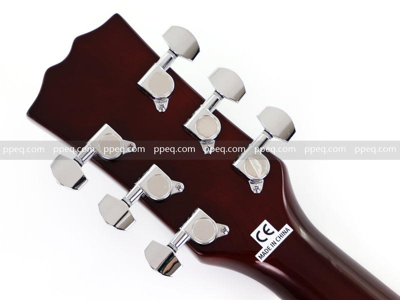 LP Standard Style Electric Guitar with AAA Flamed Maple Veneer Top (HY-2537)