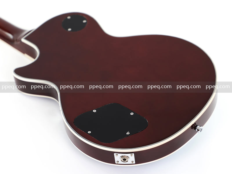 LP Standard Style Electric Guitar with AAA Flamed Maple Veneer Top (HY-2537)