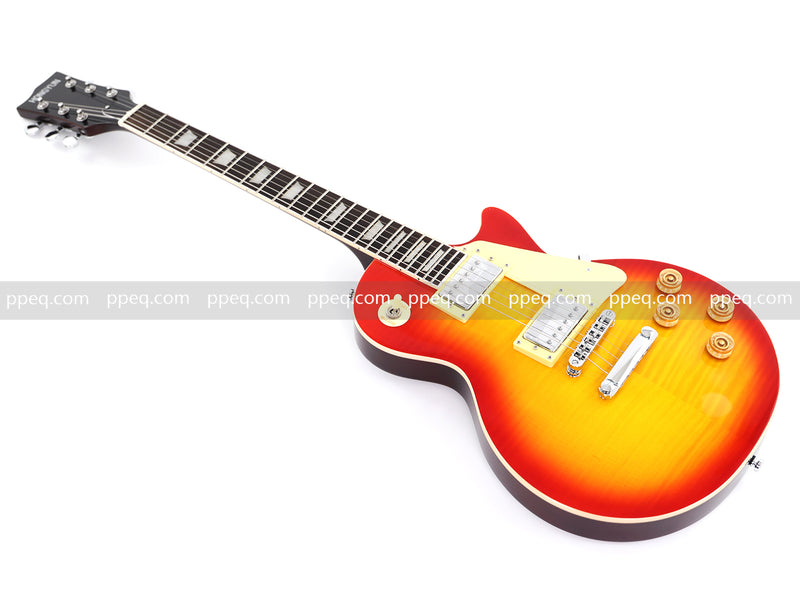 LP Standard Style Electric Guitar with AA Flamed Maple Veneer Top (HY-2540)