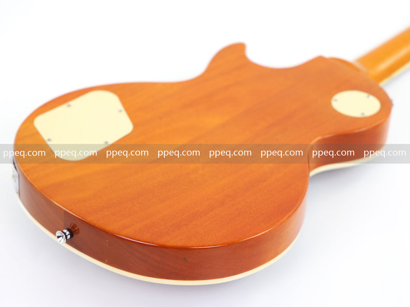 LP Standard Style Electric Guitar with Zebrawood Maple Veneer (YMZ-087)