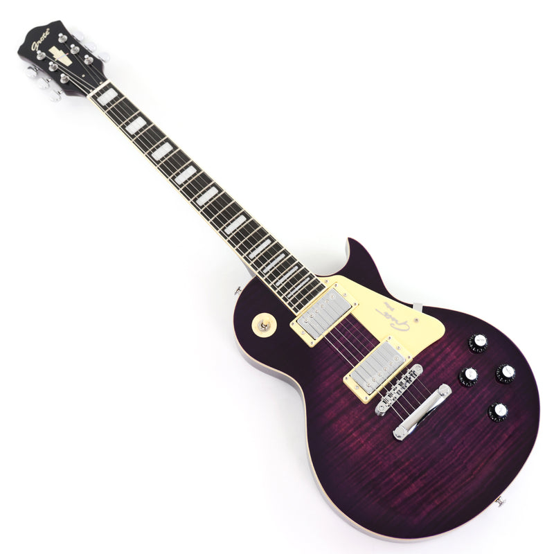Guitar.Sale LP Style Electric Guitar with Vibrant Purple Gloss Finish (YMZ-231)