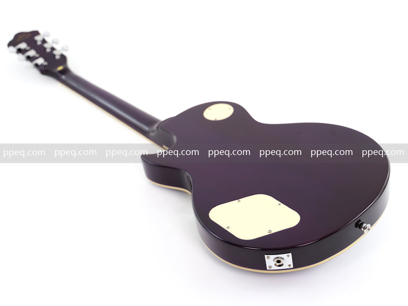 Guitar.Sale LP Style Electric Guitar with Vibrant Purple Gloss Finish (YMZ-231)