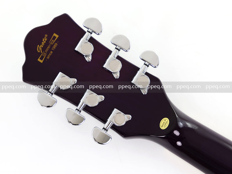 Guitar.Sale LP Style Electric Guitar with Vibrant Purple Gloss Finish (YMZ-231)