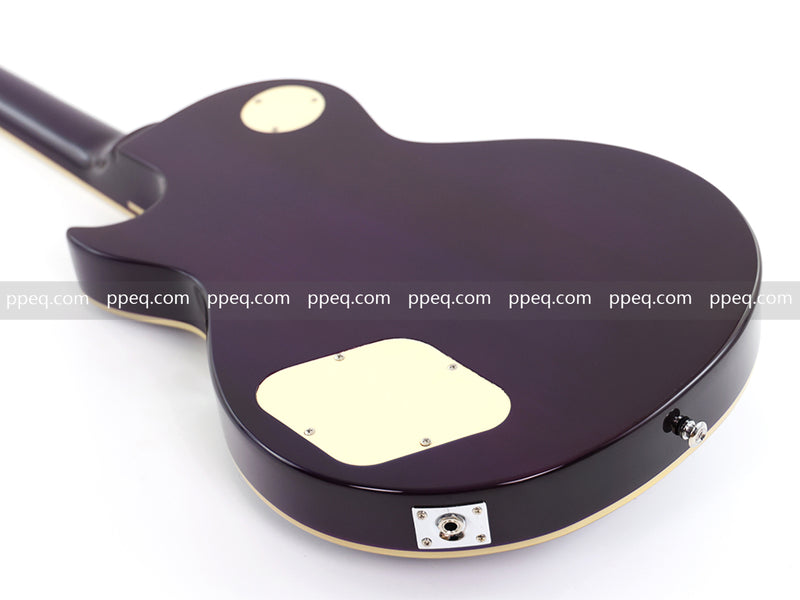 Guitar.Sale LP Style Electric Guitar with Vibrant Purple Gloss Finish (YMZ-231)