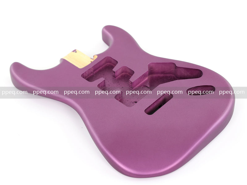 Lightweight Paulownia ST-Style Guitar Body with Satin Burgundy Mist Finish (STB-107)