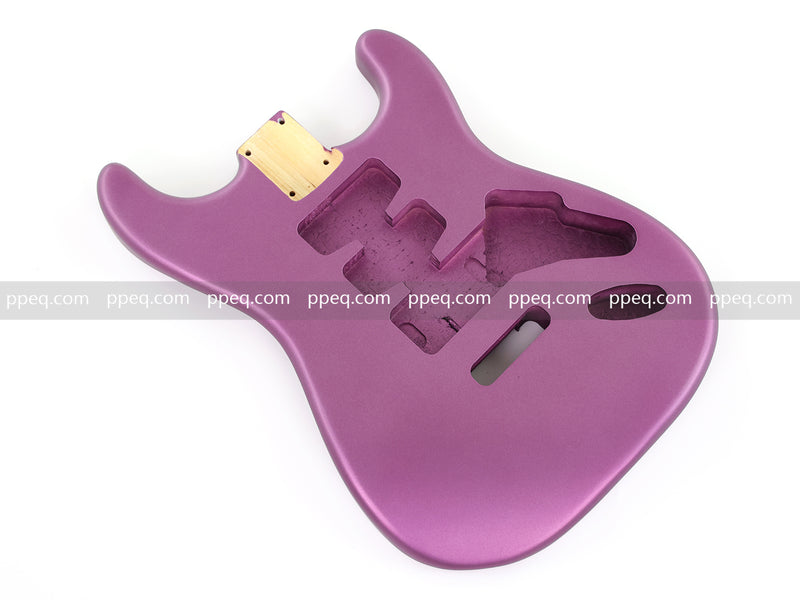 Lightweight Paulownia ST-Style Guitar Body with Satin Burgundy Mist Finish (STB-107)