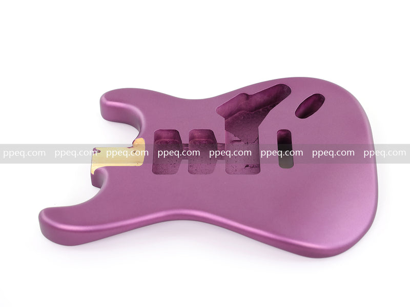 Lightweight Paulownia ST-Style Guitar Body with Satin Burgundy Mist Finish (STB-107)