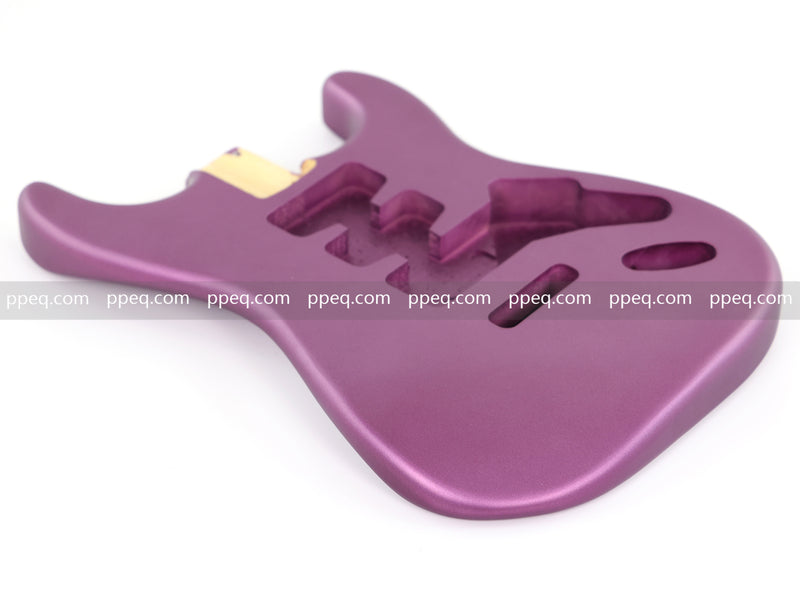 Lightweight Paulownia ST-Style Guitar Body with Satin Burgundy Mist Finish (STB-107)