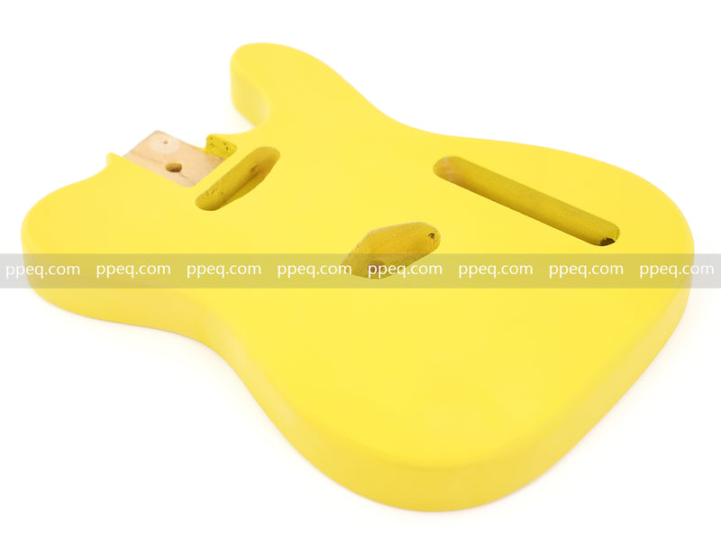 Lightweight Paulownia TL-Style Guitar Body with Matte Canary Yellow Finish (TLB-107)