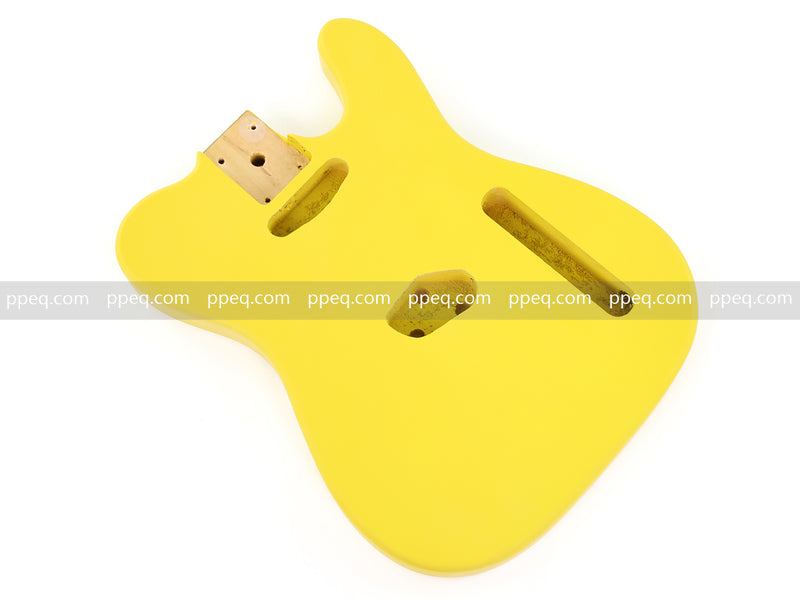 Lightweight Paulownia TL-Style Guitar Body with Matte Canary Yellow Finish (TLB-107)