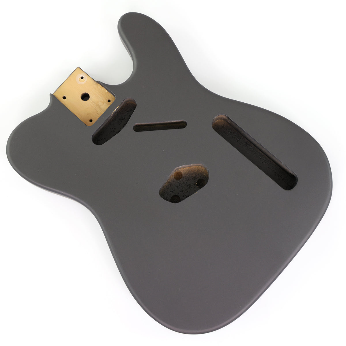 Lightweight Paulownia TL-Style Guitar Body with Matte Charcoal