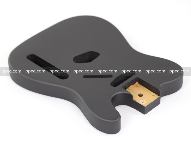 Lightweight Paulownia TL-Style Guitar Body with Matte Charcoal Gray Finish (TLB-105)