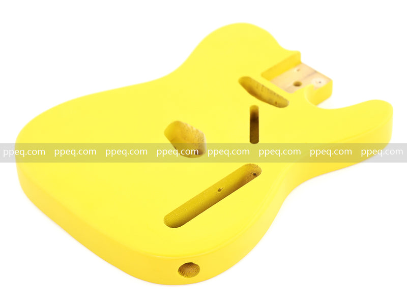 Lightweight Paulownia TL-Style Guitar Kit Body with Matte Canary Yellow Finish (TLB-102)