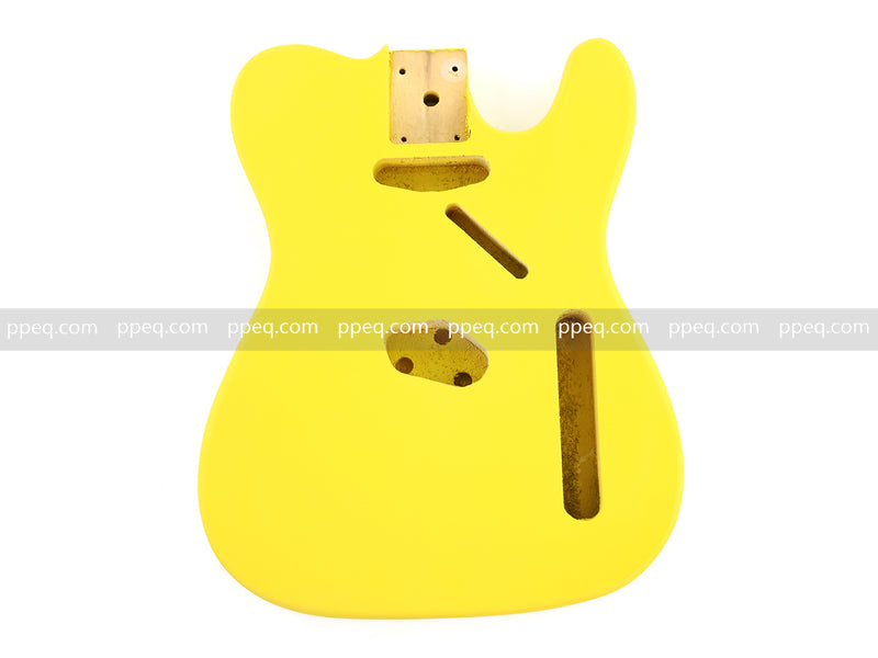 Lightweight Paulownia TL-Style Guitar Kit Body with Matte Canary Yellow Finish (TLB-102)