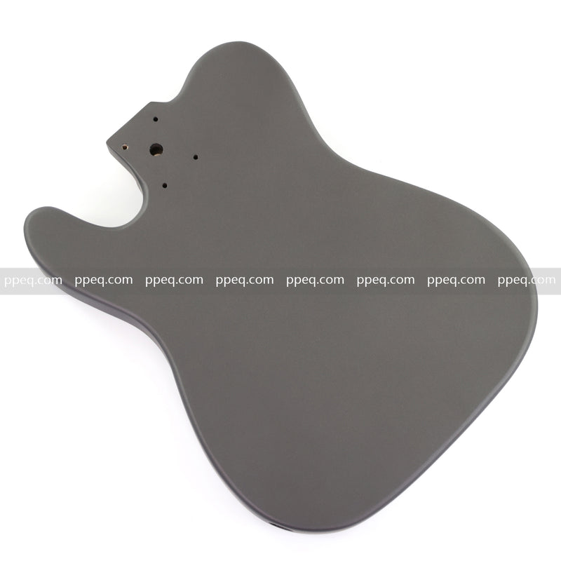 Lightweight Paulownia TL-Style Guitar Kit Body with Matte Charcoal Gray Finish (TLB-101)