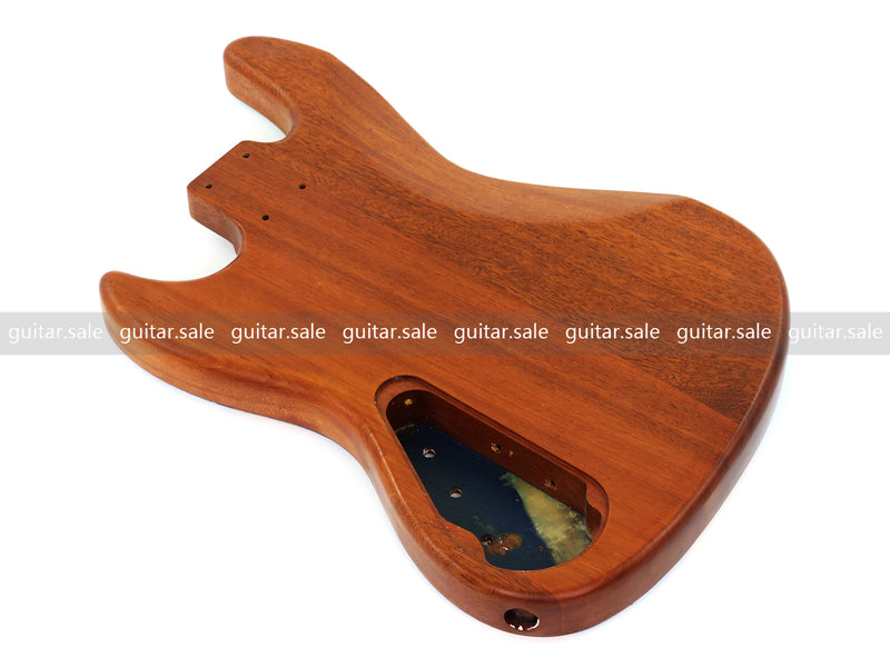 One-of-a-Kind Burl Wood Veneer Epoxy Resin Jazz Bass Style Electric Bass Guitar Body (JBE-002)