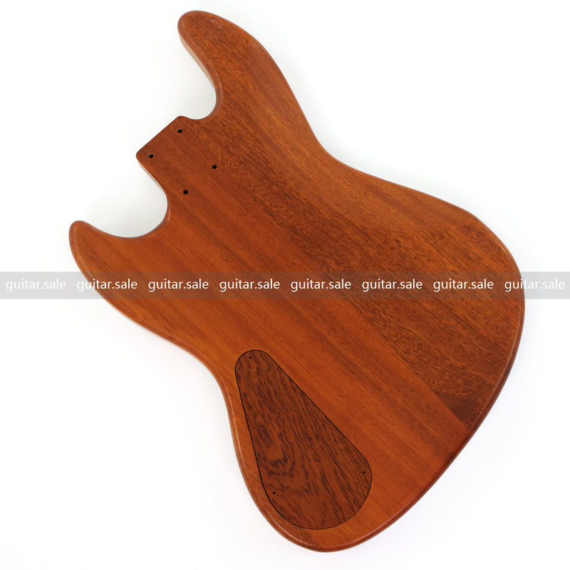 One-of-a-Kind Burl Wood Veneer Epoxy Resin Jazz Bass Style Electric Bass Guitar Body (JBE-002)