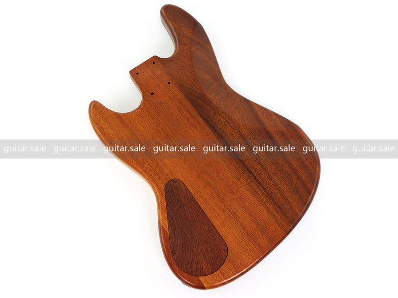 One-of-a-Kind Burl Wood Veneer Epoxy Resin Jazz Bass Style Electric Bass Guitar Body (JBE-003)