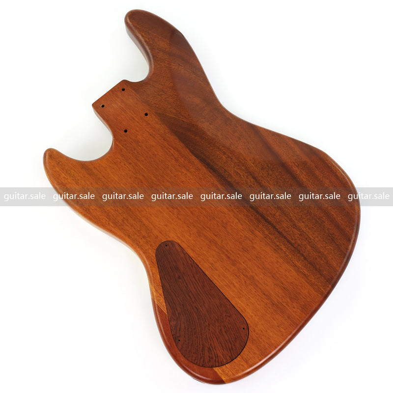 One-of-a-Kind Burl Wood Veneer Epoxy Resin Jazz Bass Style Electric Bass Guitar Body (JBE-003)