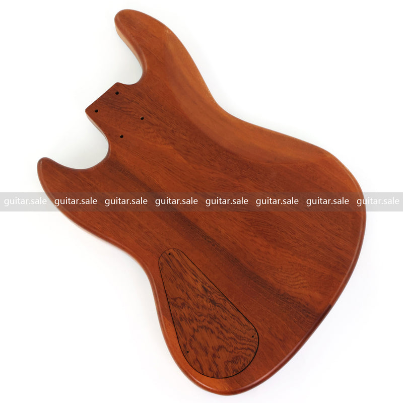One-of-a-Kind Burl Wood Veneer Epoxy Resin Jazz Bass Style Electric Bass Guitar Body (JBE-005)