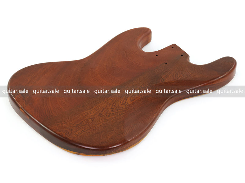 One-of-a-Kind Burl Wood Veneer Epoxy Resin Jazz Bass Style Electric Bass Guitar Body (JBE-006)