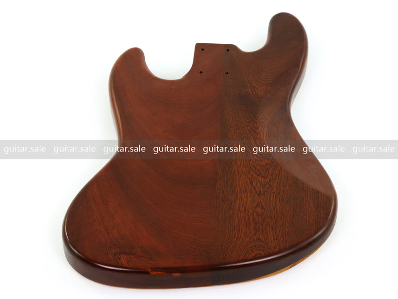 One-of-a-Kind Burl Wood Veneer Epoxy Resin Jazz Bass Style Electric Bass Guitar Body (JBE-006)