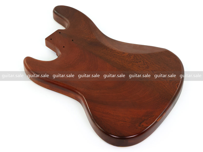 One-of-a-Kind Burl Wood Veneer Epoxy Resin Jazz Bass Style Electric Bass Guitar Body (JBE-006)