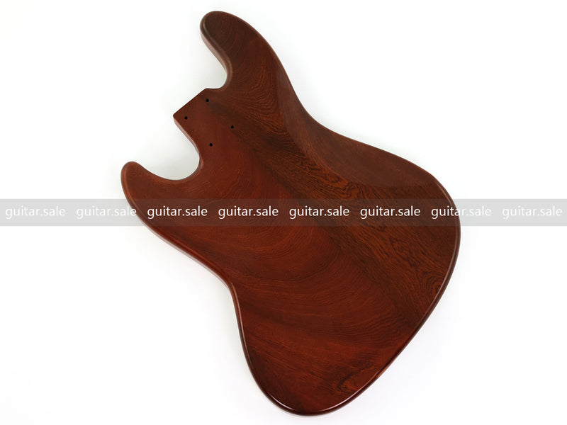 One-of-a-Kind Burl Wood Veneer Epoxy Resin Jazz Bass Style Electric Bass Guitar Body (JBE-006)