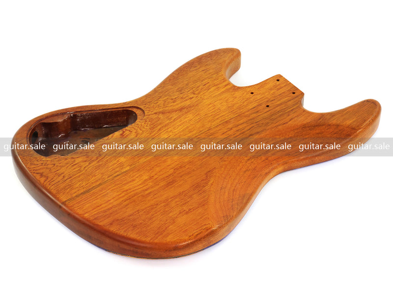 One-of-a-Kind Burl Wood Veneer Epoxy Resin Jazz Bass Style Electric Bass Guitar Body (JBE-007)