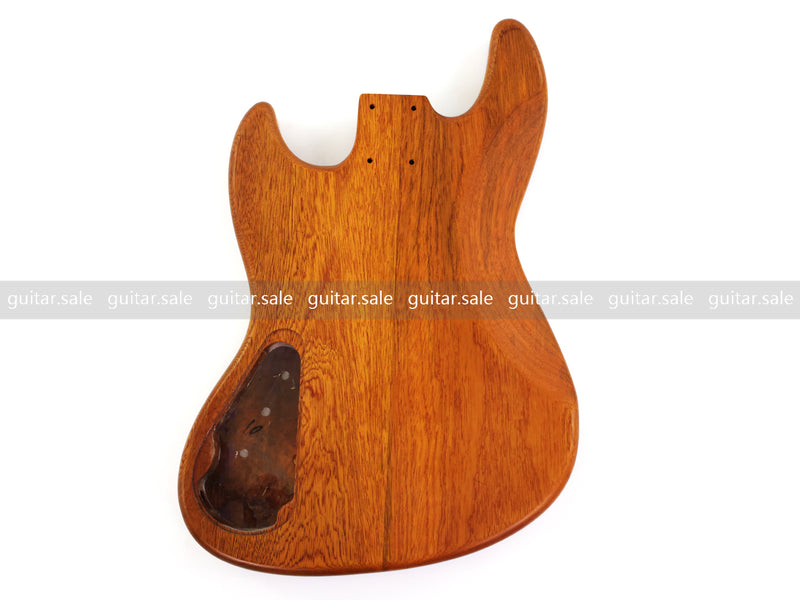 One-of-a-Kind Burl Wood Veneer Epoxy Resin Jazz Bass Style Electric Bass Guitar Body (JBE-007)