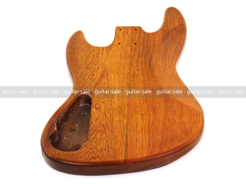 One-of-a-Kind Burl Wood Veneer Epoxy Resin Jazz Bass Style Electric Bass Guitar Body (JBE-007)