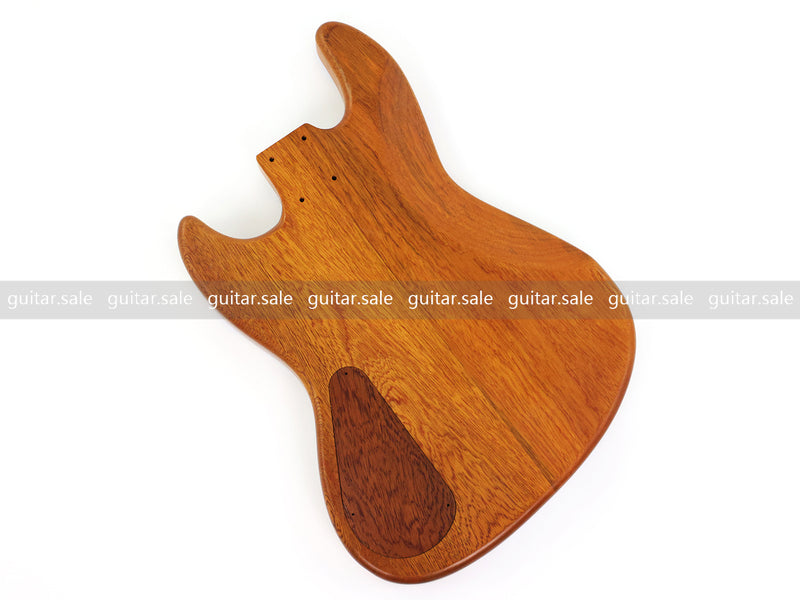 One-of-a-Kind Burl Wood Veneer Epoxy Resin Jazz Bass Style Electric Bass Guitar Body (JBE-007)