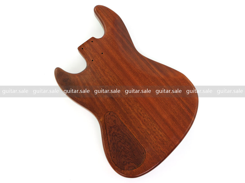 One-of-a-Kind Burl Wood Veneer Epoxy Resin Jazz Bass Style Electric Bass Guitar Body (JBE-008)