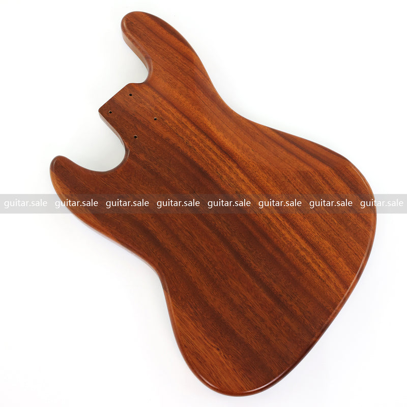 One-of-a-Kind Burl Wood Veneer Epoxy Resin Jazz Bass Style Electric Bass Guitar Body (JBE-009)