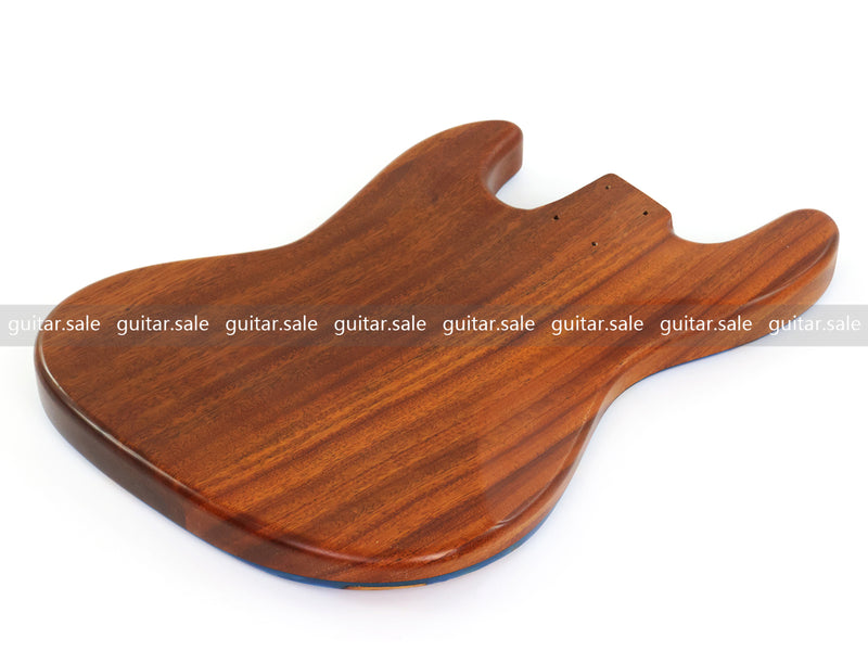 One-of-a-Kind Burl Wood Veneer Epoxy Resin Jazz Bass Style Electric Bass Guitar Body (JBE-009)
