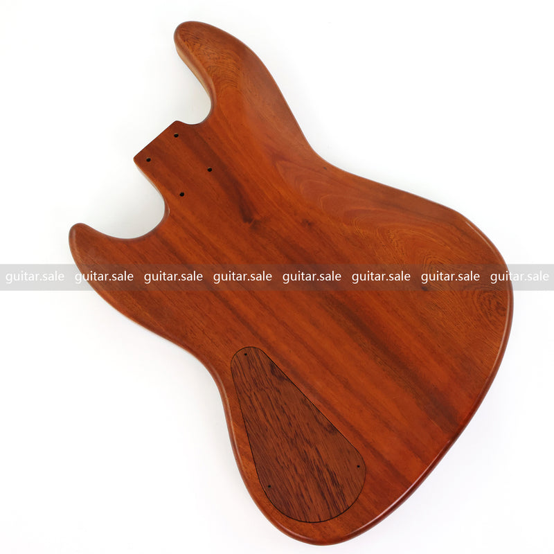 One-of-a-Kind Burl Wood Veneer Epoxy Resin Jazz Bass Style Electric Bass Guitar Body (JBE-010)