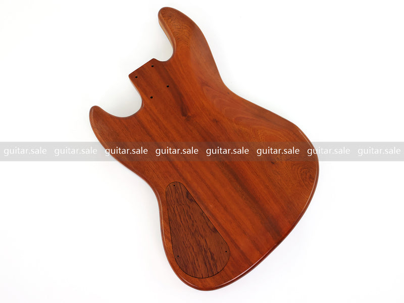 One-of-a-Kind Burl Wood Veneer Epoxy Resin Jazz Bass Style Electric Bass Guitar Body (JBE-010)