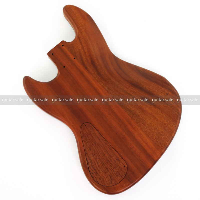 One-of-a-Kind Burl Wood Veneer Epoxy Resin Jazz Bass Style Electric Bass Guitar Body (JBE-011)
