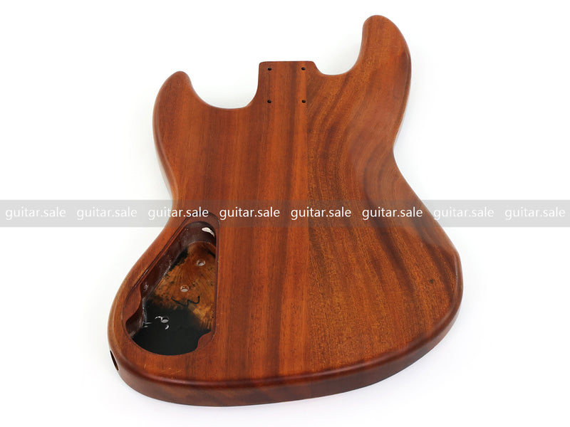 One-of-a-Kind Burl Wood Veneer Epoxy Resin Jazz Bass Style Electric Bass Guitar Body (JBE-011)