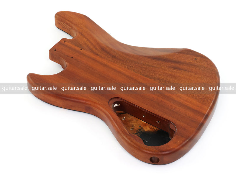 One-of-a-Kind Burl Wood Veneer Epoxy Resin Jazz Bass Style Electric Bass Guitar Body (JBE-011)