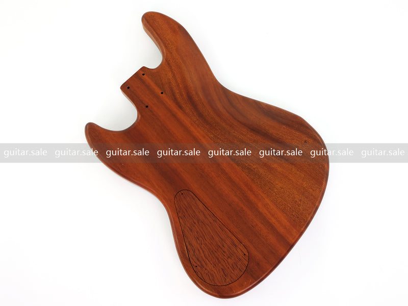 One-of-a-Kind Burl Wood Veneer Epoxy Resin Jazz Bass Style Electric Bass Guitar Body (JBE-011)