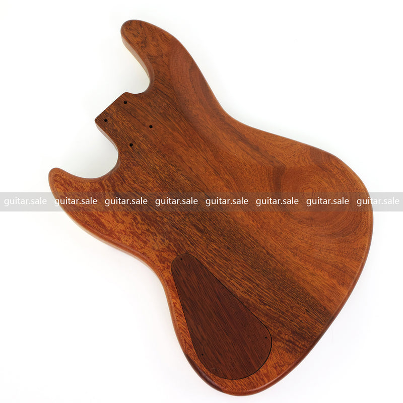 One-of-a-Kind Burl Wood Veneer Epoxy Resin Jazz Bass Style Electric Bass Guitar Body (JBE-012)