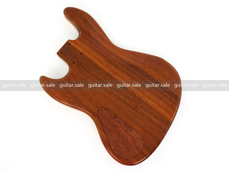 One-of-a-Kind Burl Wood Veneer Epoxy Resin Jazz Bass Style Electric Bass Guitar Body (JBE-013)