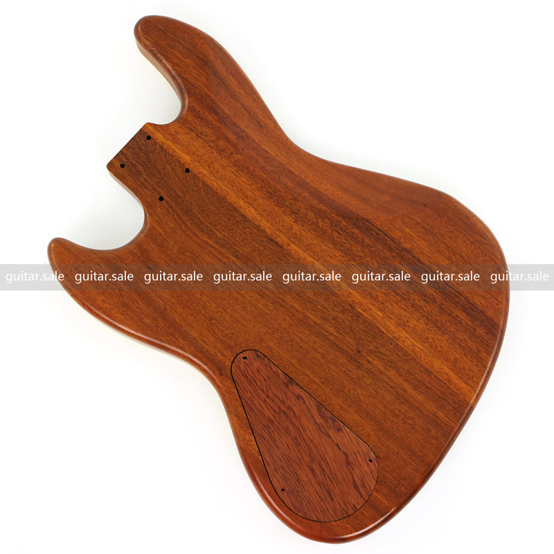 One-of-a-Kind Burl Wood Veneer Epoxy Resin Jazz Bass Style Electric Bass Guitar Body (JBE-013)
