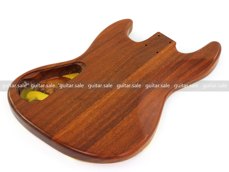 One-of-a-Kind Burl Wood Veneer Epoxy Resin Jazz Bass Style Electric Bass Guitar Body (JBE-013)